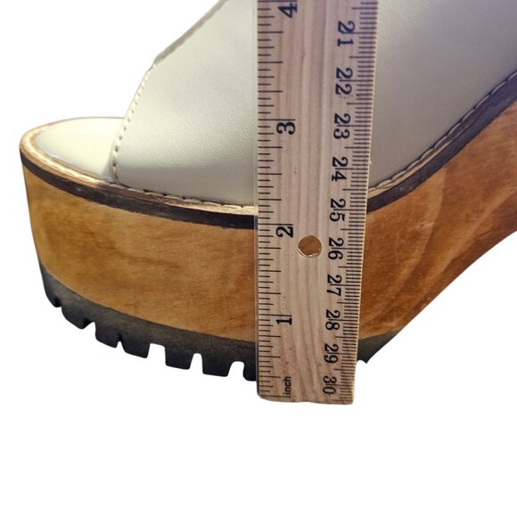 Hey Girl by Corky’s Bone Block Party Platform Open Toe Sandals BOHO US 9 - Picture 10 of 11